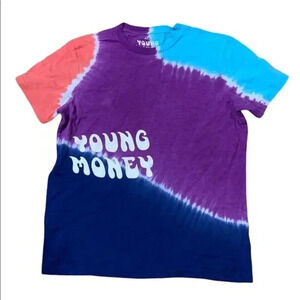 AE x Young Money Tie Dye Tee Size M